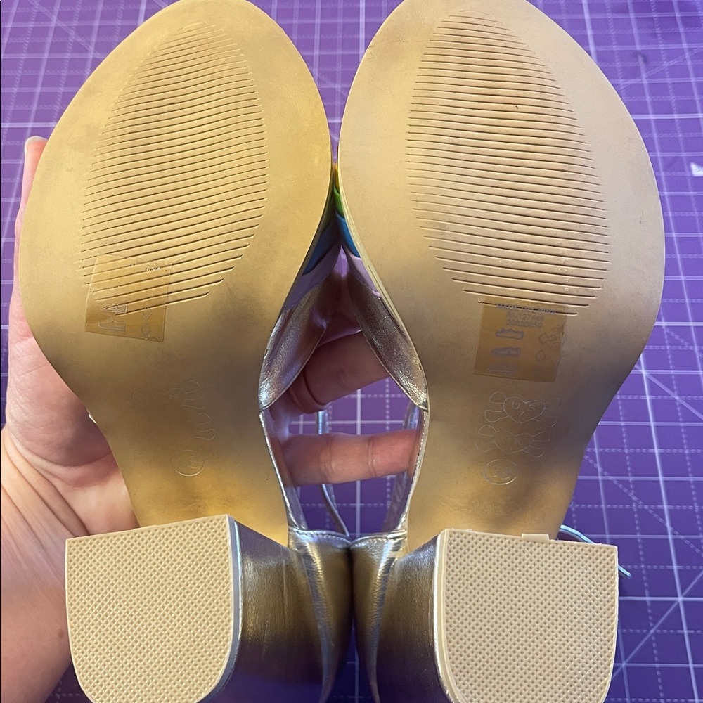 Iron Fist Multicolor Heart and Rainbow Heels - Picture 13 of 14